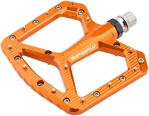 Wolf Tooth Pedals Black/Orange Wolf Tooth Ripsaw Aluminum Pedals