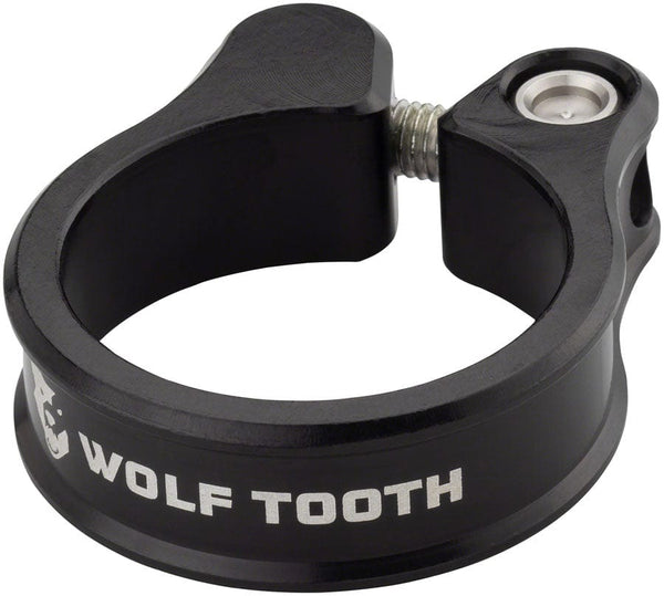 Wolf Tooth Seatpost Parts and Accessories Wolf Tooth Seatpost Clamp - 34.9mm Bolt-On Black