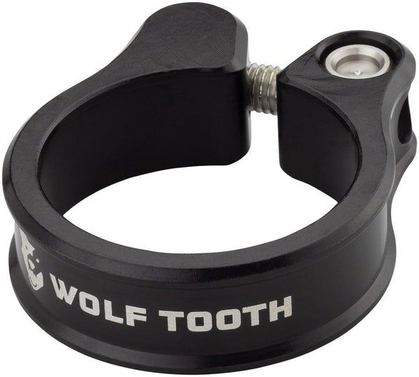 Wolf Tooth Seatpost Parts and Accessories Wolf Tooth Seatpost Clamp - 36.4mm Bolt-On Black