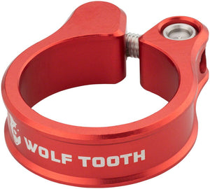 Wolf Tooth Seatpost Parts and Accessories Wolf Tooth Seatpost Clamp - 36.4mm Bolt-On Red