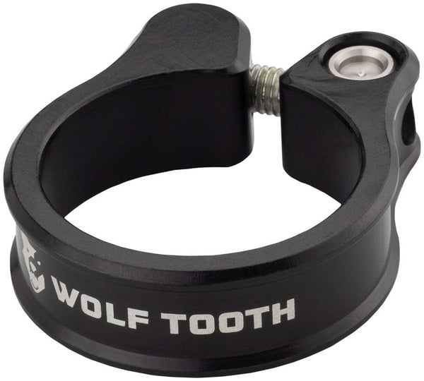 Wolf Tooth Seatpost Parts and Accessories Wolf Tooth Seatpost Clamp - 38.6mm Bolt-On Black