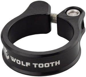 Wolf Tooth Seatpost Parts and Accessories Wolf Tooth Seatpost Clamp - 39.7mm Bolt-On Black