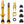 Wolf Tooth Tubeless Valves 44Mm / Gold Wolf Tooth Tubeless Clik Valve Stem Kit