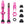 Wolf Tooth Tubeless Valves 44Mm / Pink Wolf Tooth Tubeless Clik Valve Stem Kit