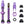 Wolf Tooth Tubeless Valves 44Mm / Ultraviolet Purple Wolf Tooth Tubeless Clik Valve Stem Kit