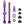 Wolf Tooth Tubeless Valves 60Mm / Ultraviolet Purple Wolf Tooth Tubeless Clik Valve Stem Kit