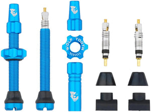 Wolf Tooth Tubeless Valves Wolf Tooth Tubeless Valve Stem Kit - 44 mm Blue