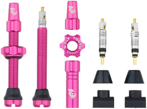 Wolf Tooth Tubeless Valves Wolf Tooth Tubeless Valve Stem Kit - 44 mm Pink