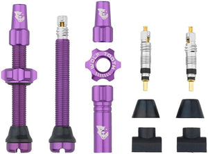 Wolf Tooth Tubeless Valves Wolf Tooth Tubeless Valve Stem Kit - 44 mm Purple