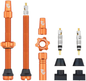 Wolf Tooth Tubeless Valves Wolf Tooth Tubeless Valve Stem Kit - 60 mm Orange
