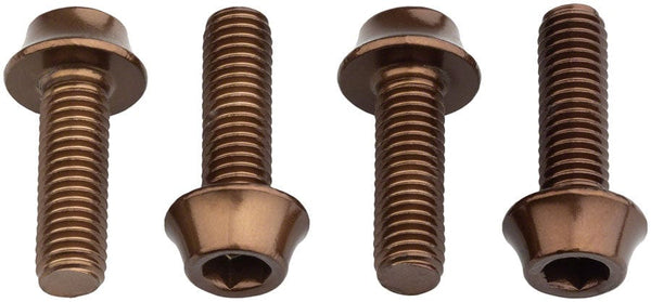 Wolf Tooth Water Bottle Cage Parts Espresso Wolf Tooth Water Bottle Cage Bolts - Set/4 Aluminum