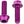Wolf Tooth Water Bottle Cage Parts Purple Wolf Tooth Water Bottle Cage Bolts - Set/4 Aluminum