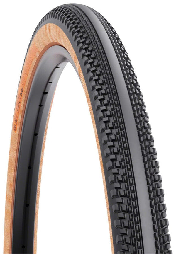 WTB Tires 45Mm / Black/Tan WTB Vulpine S Tire - 700C TCS Tubeless Folding, Light/Fast Rolling Dual DNA SG