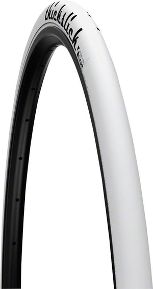 WTB Tires WTB ThickSlick Tire - 700 x 25 Clincher Wire White Comp