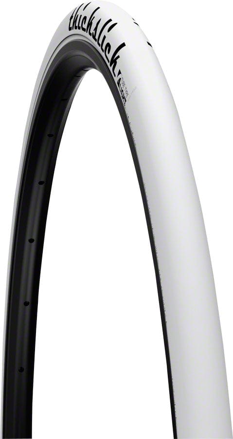 WTB Tires WTB ThickSlick Tire - 700 x 25 Clincher Wire White Comp