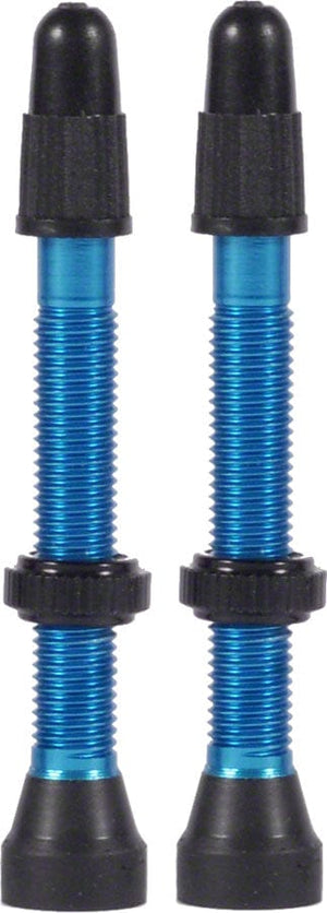 WTB Tubeless Valves WTB Aluminum TCS Tubeless Valves: 34mm Blue Pair
