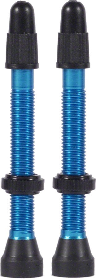 WTB Tubeless Valves WTB Aluminum TCS Tubeless Valves: 46mm Blue Pair