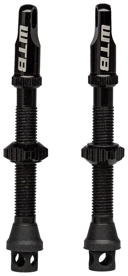 WTB Tubeless Valves WTB TCS Max-Flow Tubeless Valves - 44mm Black Pair