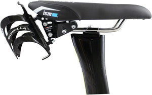 XLAB Water Bottle Cages XLAB Delta 425 Alloy Saddle Mount: Black
