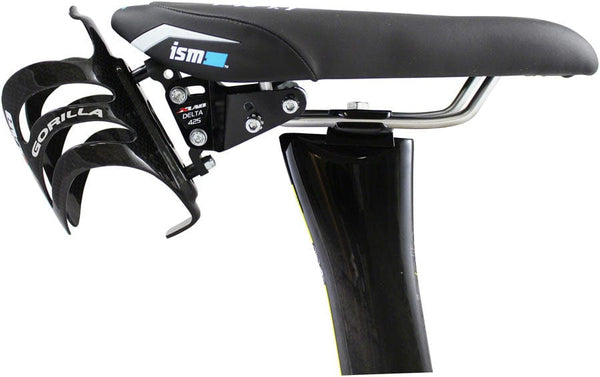 XLAB Water Bottle Cages XLAB Delta 425 Alloy Saddle Mount: Black