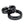Peaty's Monarch Grip Lockrings Pair Black  