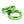 Peaty's Monarch Grip Lockrings Pair Emerald  