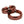 Peaty's Monarch Grip Lockrings Pair Red  