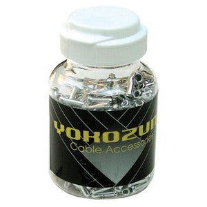 Yokozuna Cable End Crimps 1.6mm Silver 500/Bottle