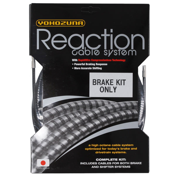 Yokozuna Cables and Housing Black/Black Yokozuna Reaction Brake Cable & Housing Set