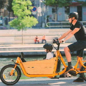 YUBA Cargo Bikes Accessories Yuba Bamboo Box Seat Kit Two passenger seating for the Bamboo Box