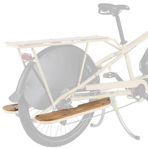 YUBA Cargo Bikes Accessories Yuba Bamboo Sideboards Mundo Bamboo feet and cargo support for Mundo V2 V3 V4 V5 V6