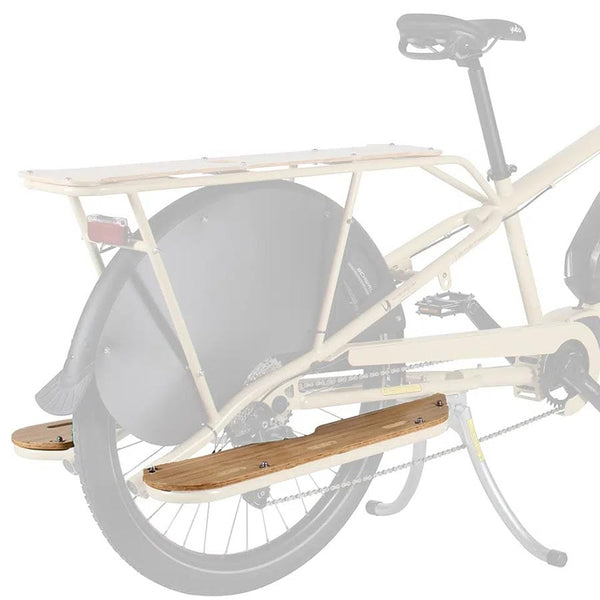 YUBA Cargo Bikes Accessories Yuba Bamboo Sideboards Mundo Bamboo feet and cargo support for Mundo V2 V3 V4 V5 V6