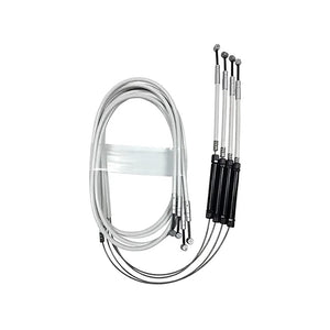 YUBA Cargo Bikes Parts YUBA Complete Steering Cable Kit (4 cables) for Supermarche