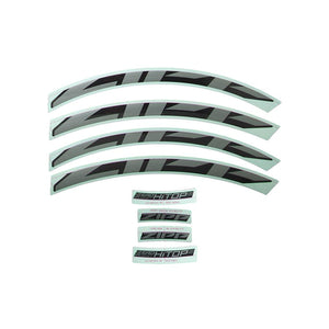 Zipp Hub Parts Zipp Decal Kit for 1ZERO Silver