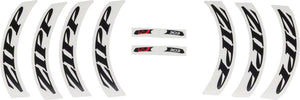 Zipp Rim Accessories 303 Matte Black Logo Zipp Decal Set