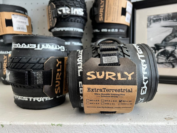 Surly Tire Surly ExtraTerrestrial Tire - 26 x 46c, Tubeless, Folding, Black, 60tpi