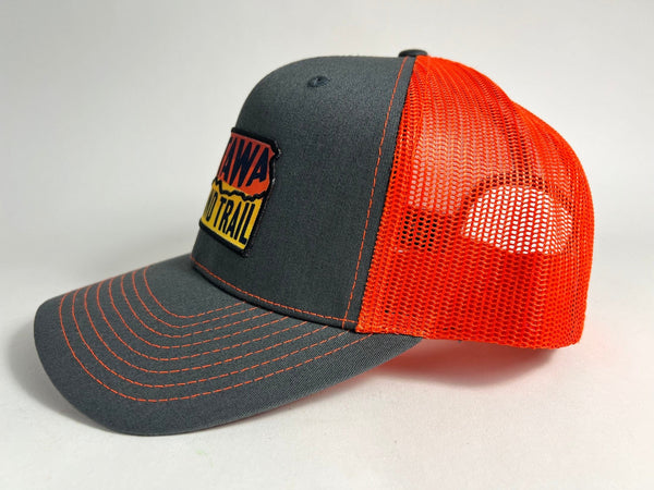 Ottawa Bike and Trail, LLC Shop Merch OBAT Logo Sunrise Trucker Hat