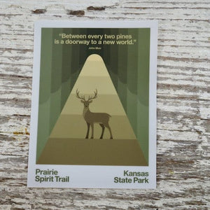 Kin Folk Creates Stickers Prairie Spirit Buck Sticker