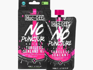 Muc-Off Tubeless Muc-Off No Puncture Hassle Tubeless Tire Sealant  - 140ml Pouch