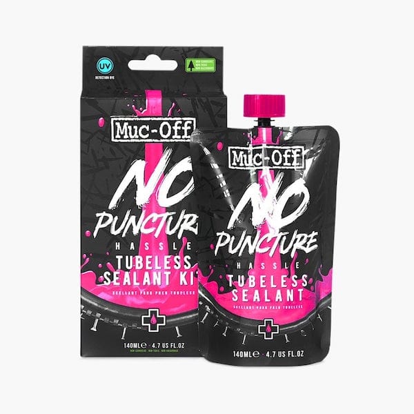Muc-Off Tubeless Muc-Off No Puncture Hassle Tubeless Tire Sealant  - 140ml Pouch