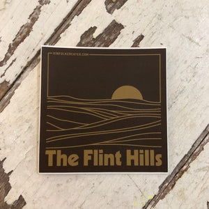 Ottawa Bike and Trail, LLC Stickers The Flint Hills Sticker
