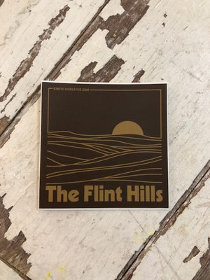 Ottawa Bike and Trail, LLC Stickers The Flint Hills Sticker