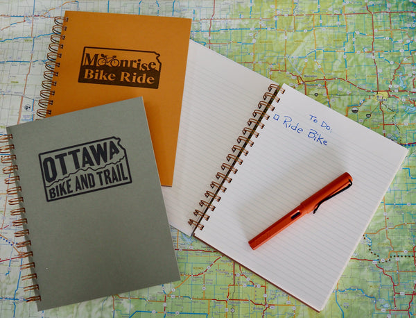 Ottawa Bike and Trail Shop Merch Ottawa Bike and Trail Lined Notebook