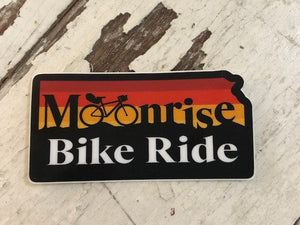 Ottawa Bike and Trail Stickers Moonrise Ride Sticker