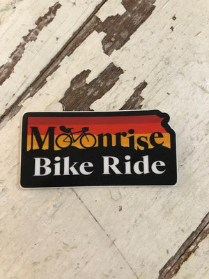 Ottawa Bike and Trail Stickers Moonrise Ride Sticker
