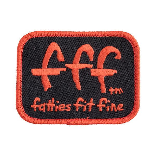 Surly Stickers Surly Fatties Fit Fine Patch: Black/Red