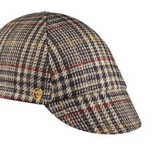 Walz Caps Hats Wool 4-Panel Plaid Cap